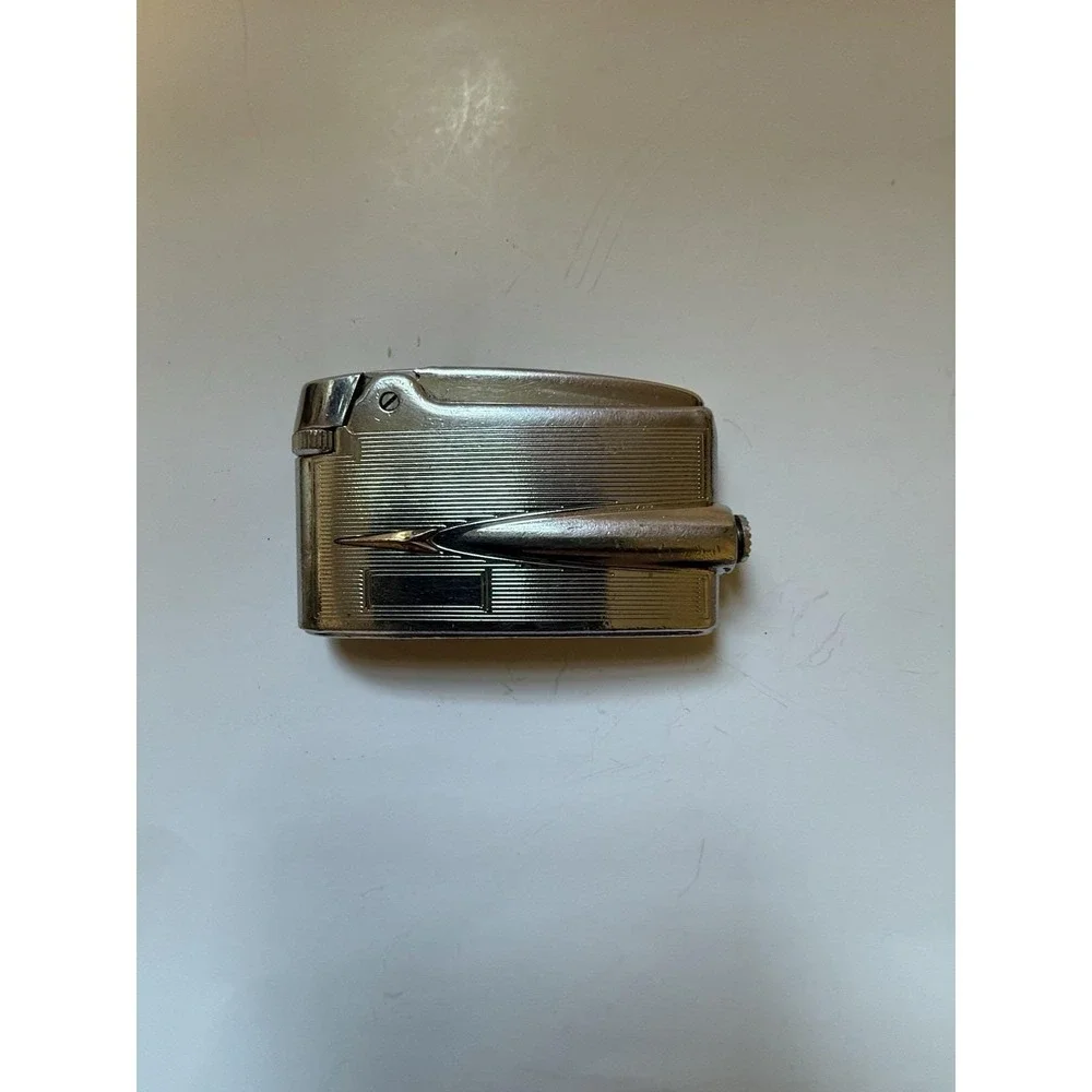 Antique Vintage Ronson Premier Varaflame Lighter Chrome Case